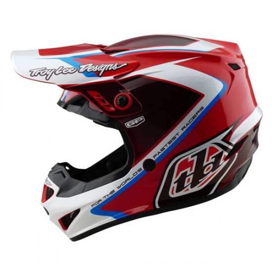 Capacete Troy Lee Designs GP Shutter Red / White