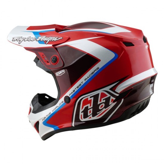 Capacete Troy Lee Designs GP Shutter Red / White