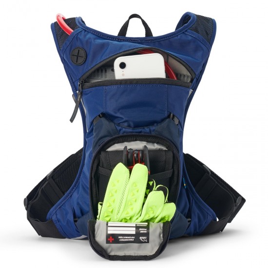 Mochila De Hidratação / Camel Bag Uswe Moto Hydro 3 Factory Blue