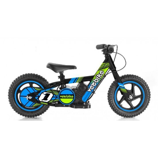 Bicicleta Elétrica Criança Veebike Raptor E-Bike 12' Black / Blue