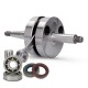 Kit cambota HQ Racing Biela CNC e Rolamentos C3 Voca Minarelli AM6