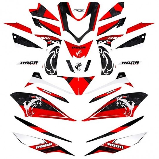 Kit de autocolantes Voca a partir de 2003 Yamaha Jog RR