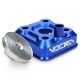 Colaça modular Voca Race Head RAW, culatín virgem, azul Yamaha DT LC/D