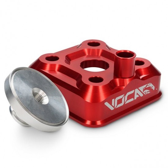 Colaça modular Voca Race Head RAW, culatín virgem, vermelho Yamaha DT LC/D