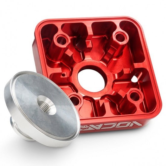 Colaça modular Voca Race Head RAW, culatín virgem, vermelho Yamaha DT LC/D