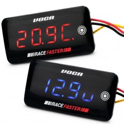 Marcador de Temperatura e Voltagem Voca RF Slim-Touch 0-120ºC / 8-18 V