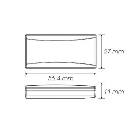 Marcador de Temperatura e Voltagem Voca RF Slim-Touch 0-120ºC / 8-18 V