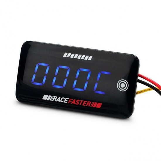 Marcador de Temperatura e Voltagem Voca RF Slim-Touch 0-120ºC / 8-18 V