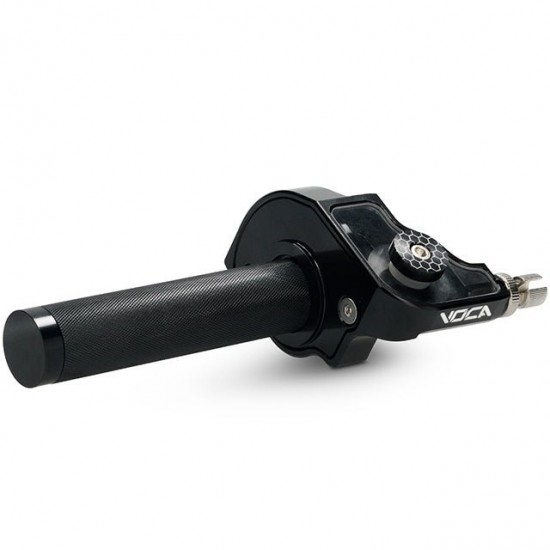 Punho de acelerador Voca CNC 90º Preto
