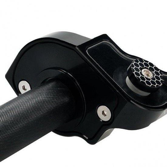 Punho de acelerador Voca CNC 90º Preto
