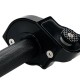 Punho de acelerador Voca CNC 90º Preto