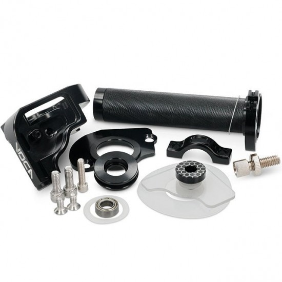 Punho de acelerador Voca CNC 90º Preto