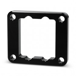 Suplemento CNC caixa de lamelas preto Voca Yamaha DT 50 LC