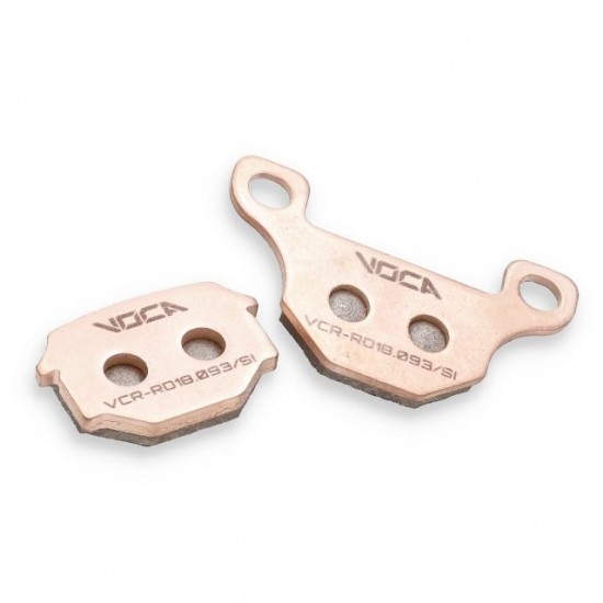 Pastilhas de travão Voca sinterizadas Rieju MRT 50cc / Derbi Senda 125cc