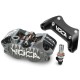 Kit de acoplamento + pinça de travão Voca para scooters pinça de 4 pistões Voca Minarelli