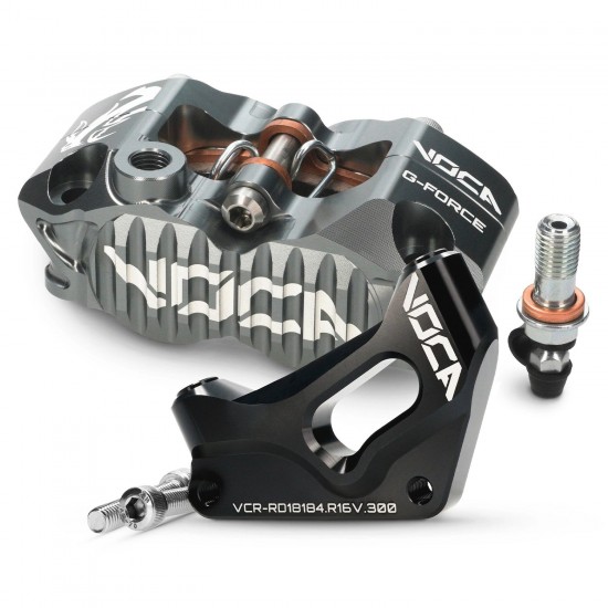 Kit de acoplamento + pinça de travão Voca forquilha R16V d=300mm Sherco