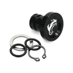 Tampão do pedal de arranque Voca CNC preto Derbi Euro 2 / 3 / 4