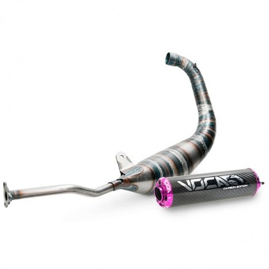 Escape Voca Carbon Racing 80cc saída inferior Yamaha TZR >2003 / Aprilia RS 99-04