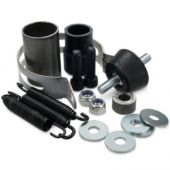Conjunto de suporte de boquilha e parafusos Voca Cross Carbon 80/90cc Rieju MRT