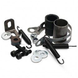 Conjunto de suporte de bocal e parafusos Voca Cross Carbon 80/90cc Beta RR Enduro/SM > 2012
