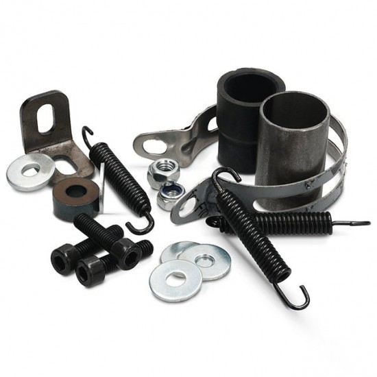 Conjunto de suporte de bocal e parafusos Voca Cross Carbon 80/90cc Beta RR Enduro/SM > 2012