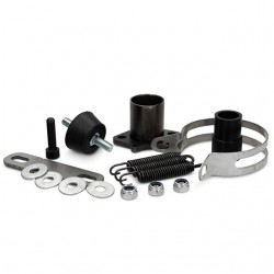 Conjunto de suporte de boquilha e parafusos Voca Cross Carbon 80/90cc Derbi Senda / DRD