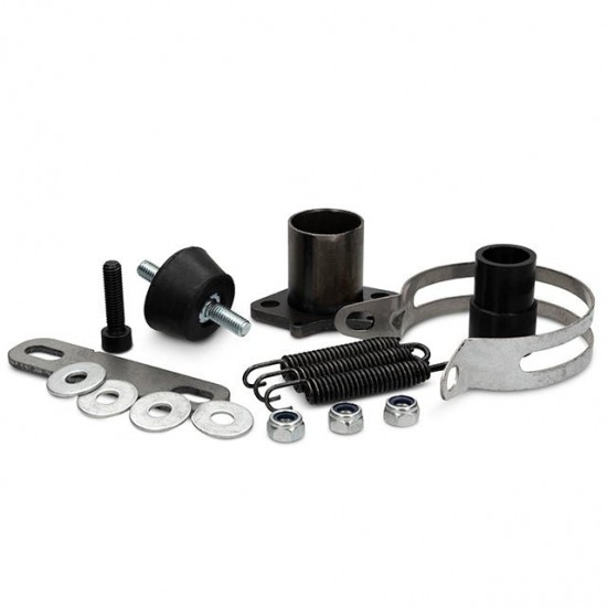 Conjunto de suporte de boquilha e parafusos Voca Cross Carbon 80/90cc Derbi Senda / DRD