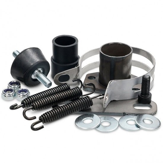 Conjunto de suporte de boquilha e parafusos Voca Cross Carbon 80/90cc Derbi DRD Pro