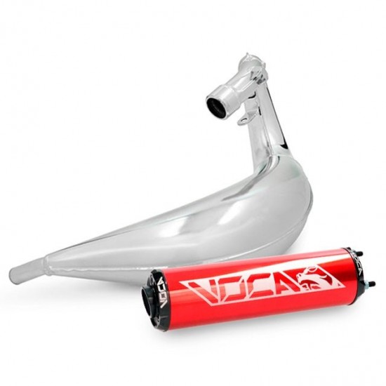 Escape Voca Cross Cromado 50/70cc (CE) Derbi Senda/DRD / Aprilia RX/SX