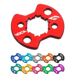 Chapa de fecho do pinhão Voca CNC Derbi Euro 2 / 3 / 4