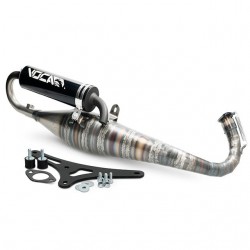 Escape Voca Corse preto Piaggio Scooter 125/150cc 2T