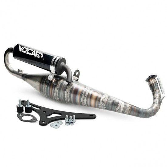 Escape Voca Corse preto Piaggio Scooter 125/150cc 2T