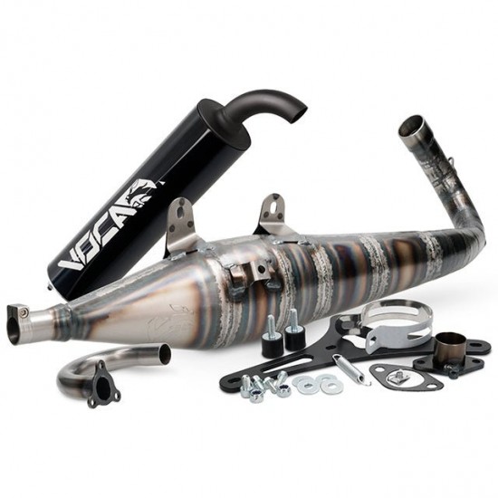 Escape Voca Corse preto Piaggio Scooter 125/150cc 2T