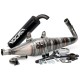Escape Voca Corse preto Piaggio Scooter 125/150cc 2T