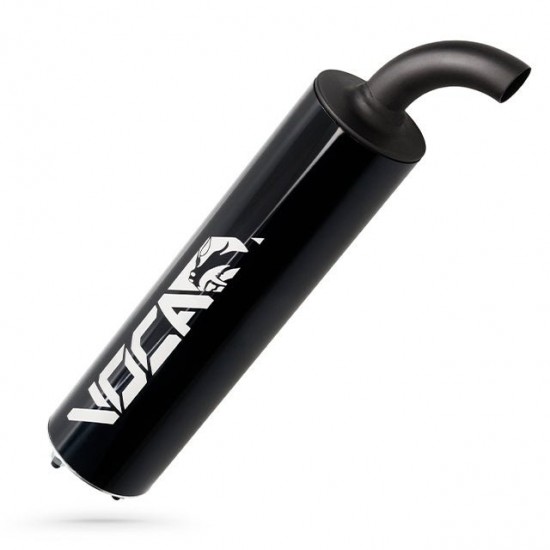 Escape Voca Corse preto Piaggio Scooter 125/150cc 2T