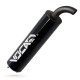 Escape Voca Corse preto Piaggio Scooter 125/150cc 2T