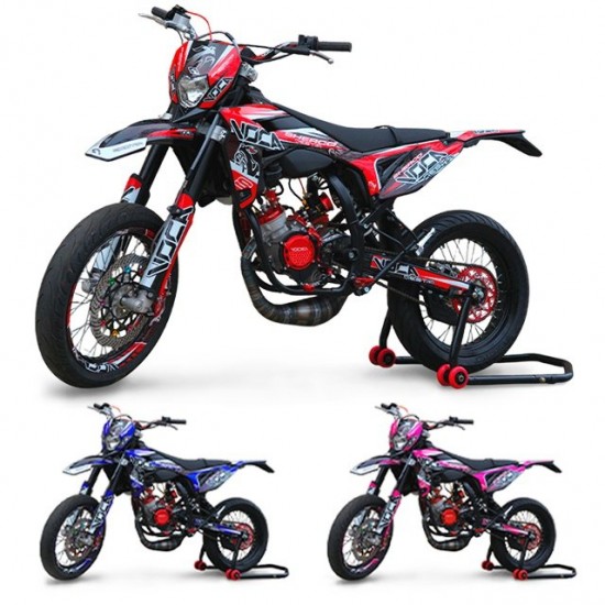 Kit de autocolantes Voca Bestia 19 autocolantes Sherco 50cc