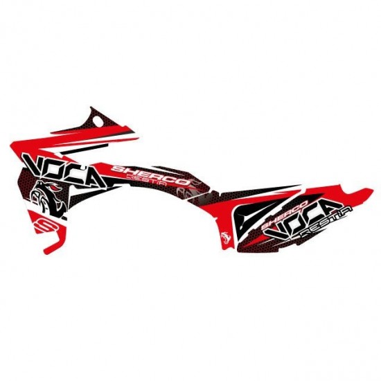 Kit de autocolantes Voca Bestia 19 autocolantes Sherco 50cc