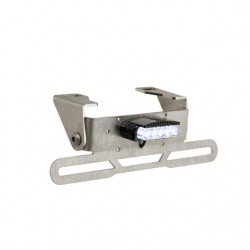 Suporte de matrícula Voca ONE-LED inoxidável Honda SH125/150cc