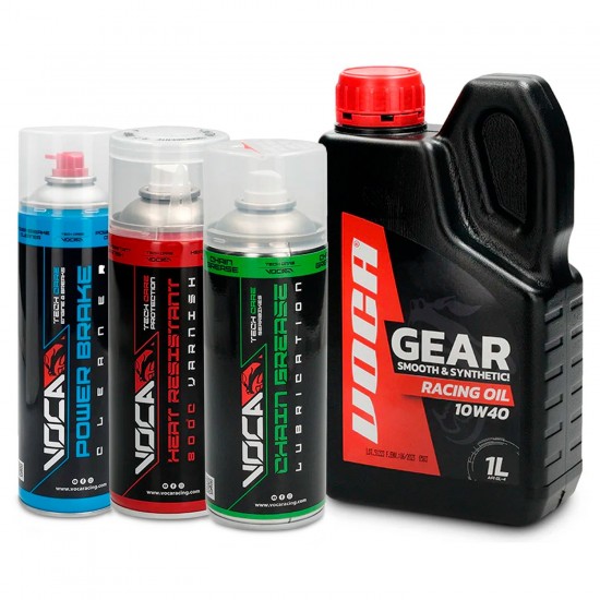 Kit manutenção lubrificantes Voca Gearbikes