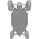 Kit Proteções Triângulos Frente Xrw CFMOTO ZFORCE Z10