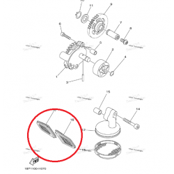 Filtro Bomba Oleo Original 18P-13421-00-00 Yamaha Yfz 450r