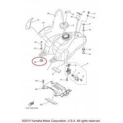 Borracha Deposito Gasolina 90480-18004-00 Original Yamaha Yfz 450r 