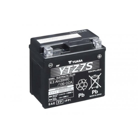 Bateria Yuasa Ytz7s Ativada de fábrica