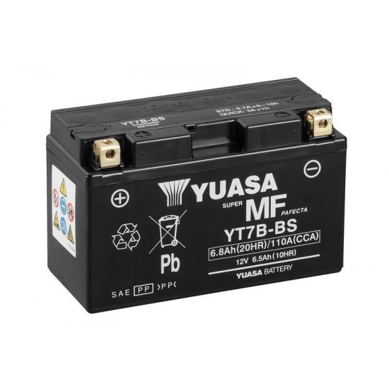 Bateria Yuasa Yt7b-bs Ativada de fábrica