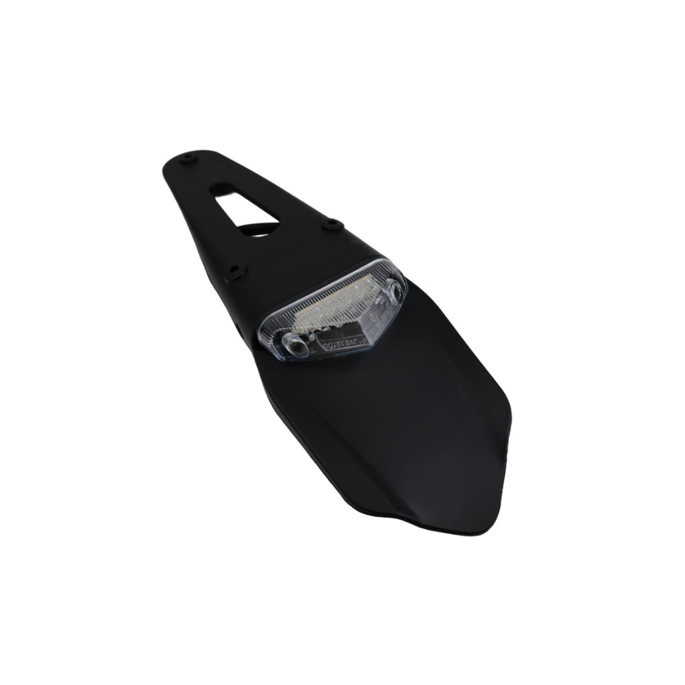 Guarda Lamas Traseiro Universal c/Farolim LED (Branco) RJ