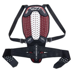 Proteção de Costas Alpinestars Nucleon Plasma Black / White / Red