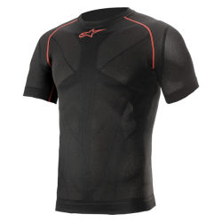 Camisola Térmica Alpinestars Ride Tech V2 Top SS Black / Red