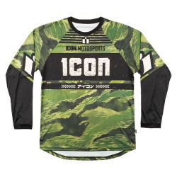 Camisola Icon Tiger's Blood Black / Camo Green